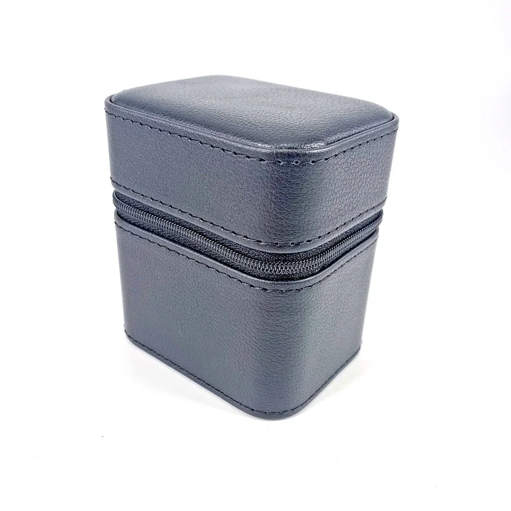 Rothwell 1 Watch & Jewelry Travel Case (BLACK / RUST) Sturdy